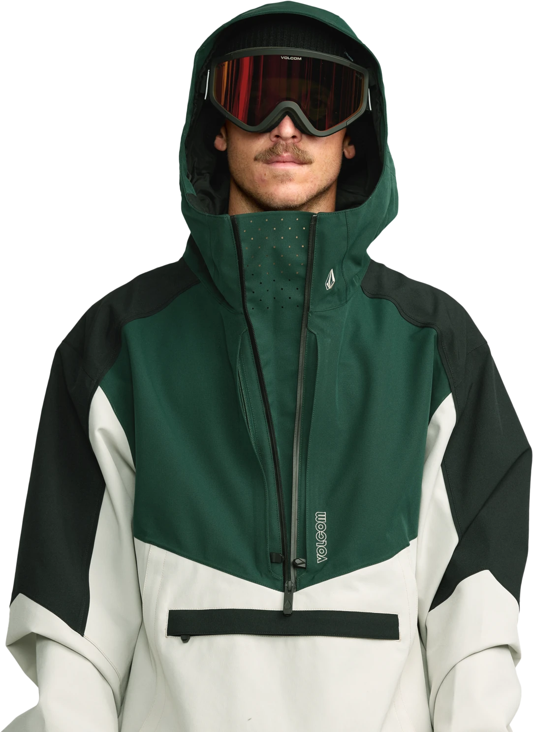 Volcom BRIGHTON PULLOVER chaquetas y abrigos hombre detail 9 | Stone