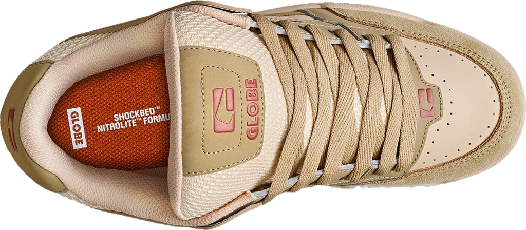 Globe Tilt calzado hombre detail 1 | Sand/Red