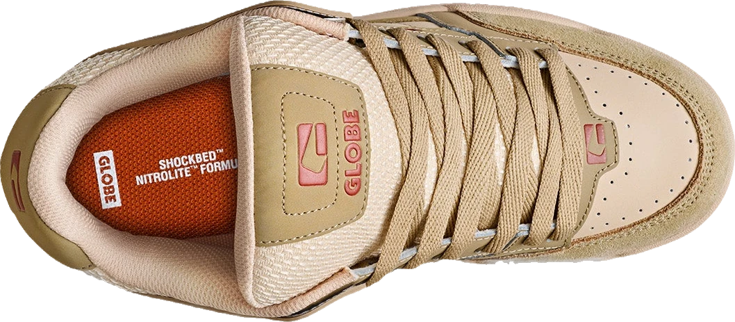 Globe Tilt calzado hombre detail 1 | Sand/Red