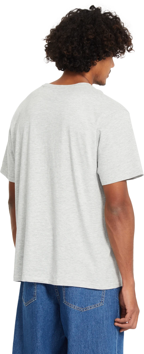 Volcom Stone Blanks camiseta manga corta hombre detail 1 | Heather Grey I
