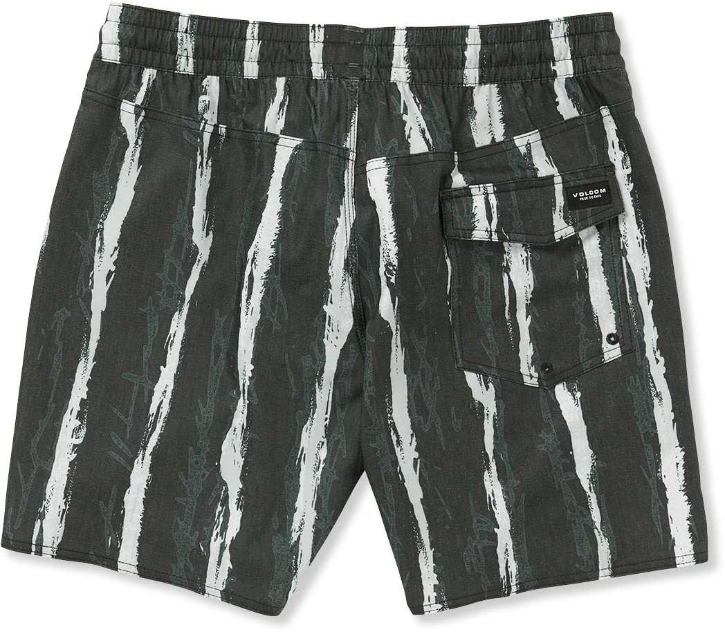 Volcom V Ent Hockey Dad Trunk 17 trajes de baño hombre detail 1 | Black