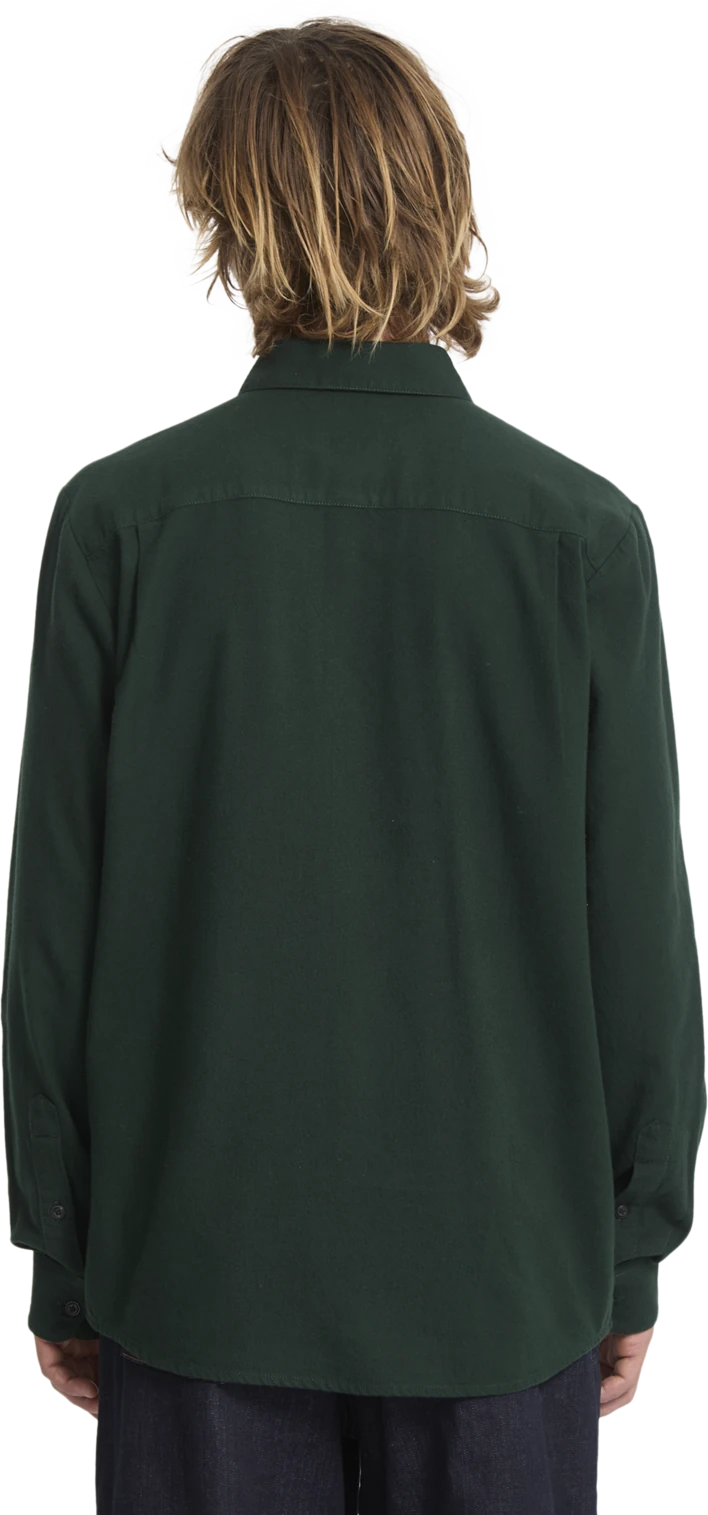 Volcom Caden Solid Shirt camisa manga larga hombre detail 1 | Scarab