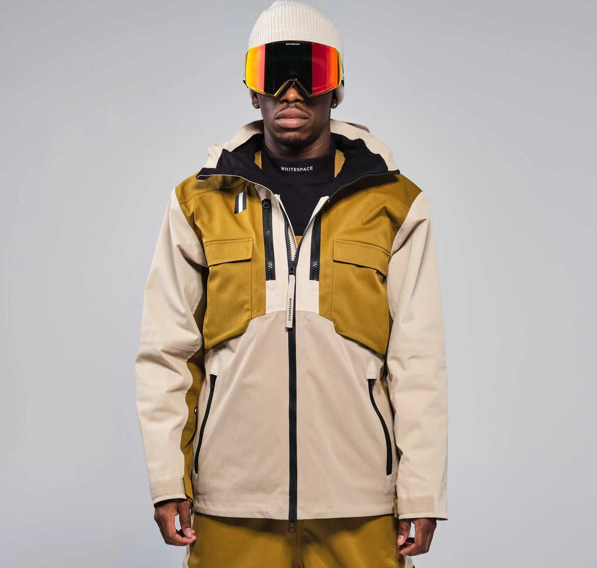 Whitespace 2L CARGO INSULATED JACKET chaquetas y abrigos hombre | Khaki / Green Khaki