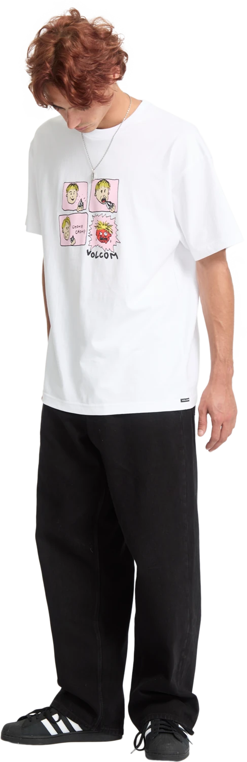 Volcom Chomp Chomp camiseta manga corta hombre detail 6 | White