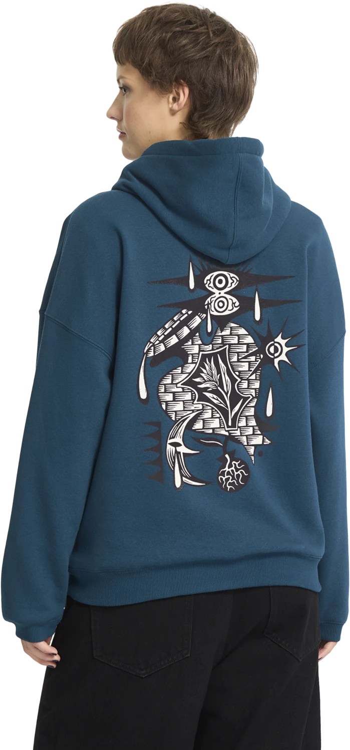 Volcom FA Vaderetro sudadera con capucha mujer detail 1 | Emerald Green