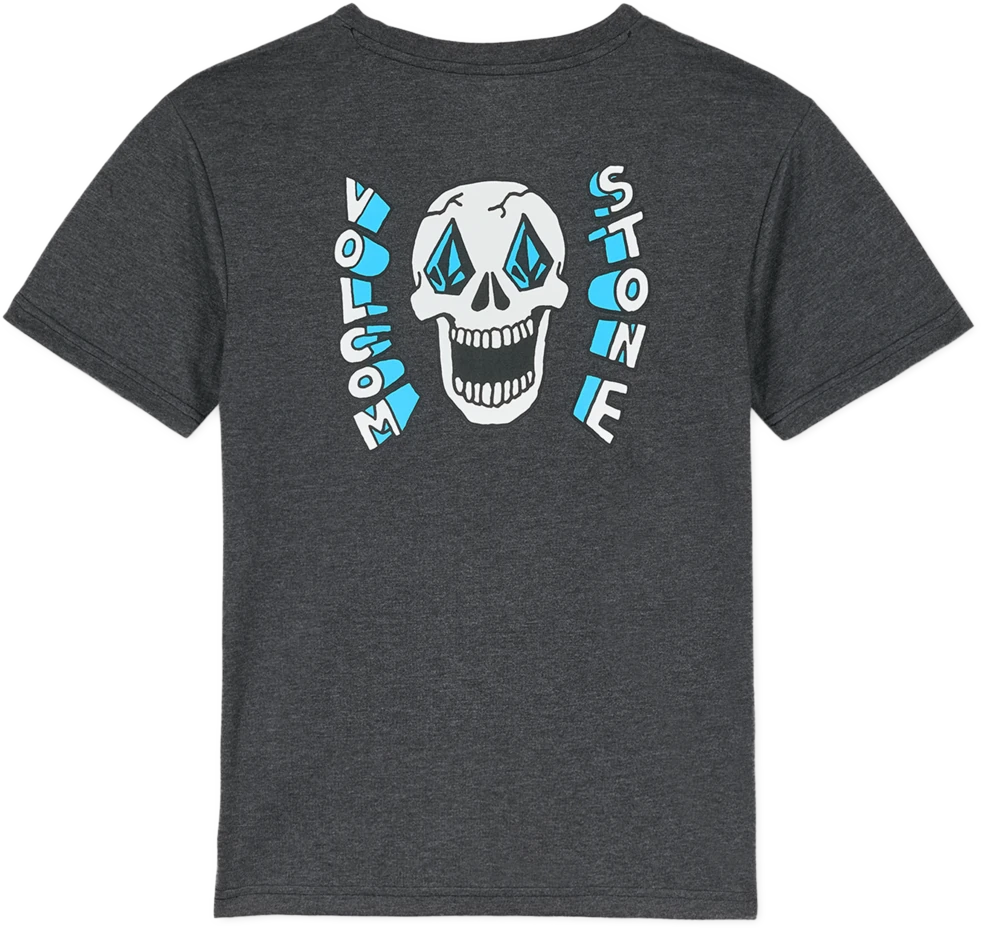 Volcom Skeltone camiseta manga corta niño detail 1 | Heather Black