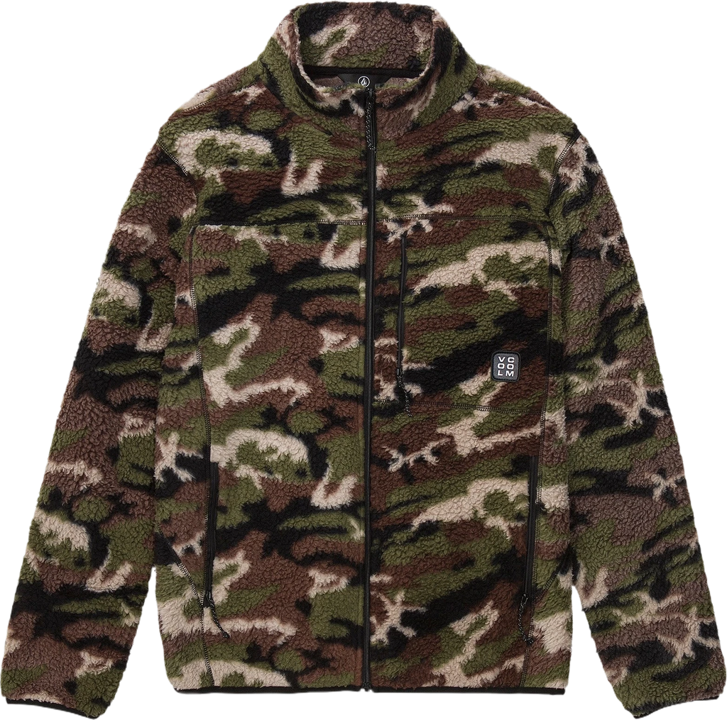 Volcom MEN'S NELSON SHERPA FULL ZIP sudadera hombre detail 1 | Camoflauge