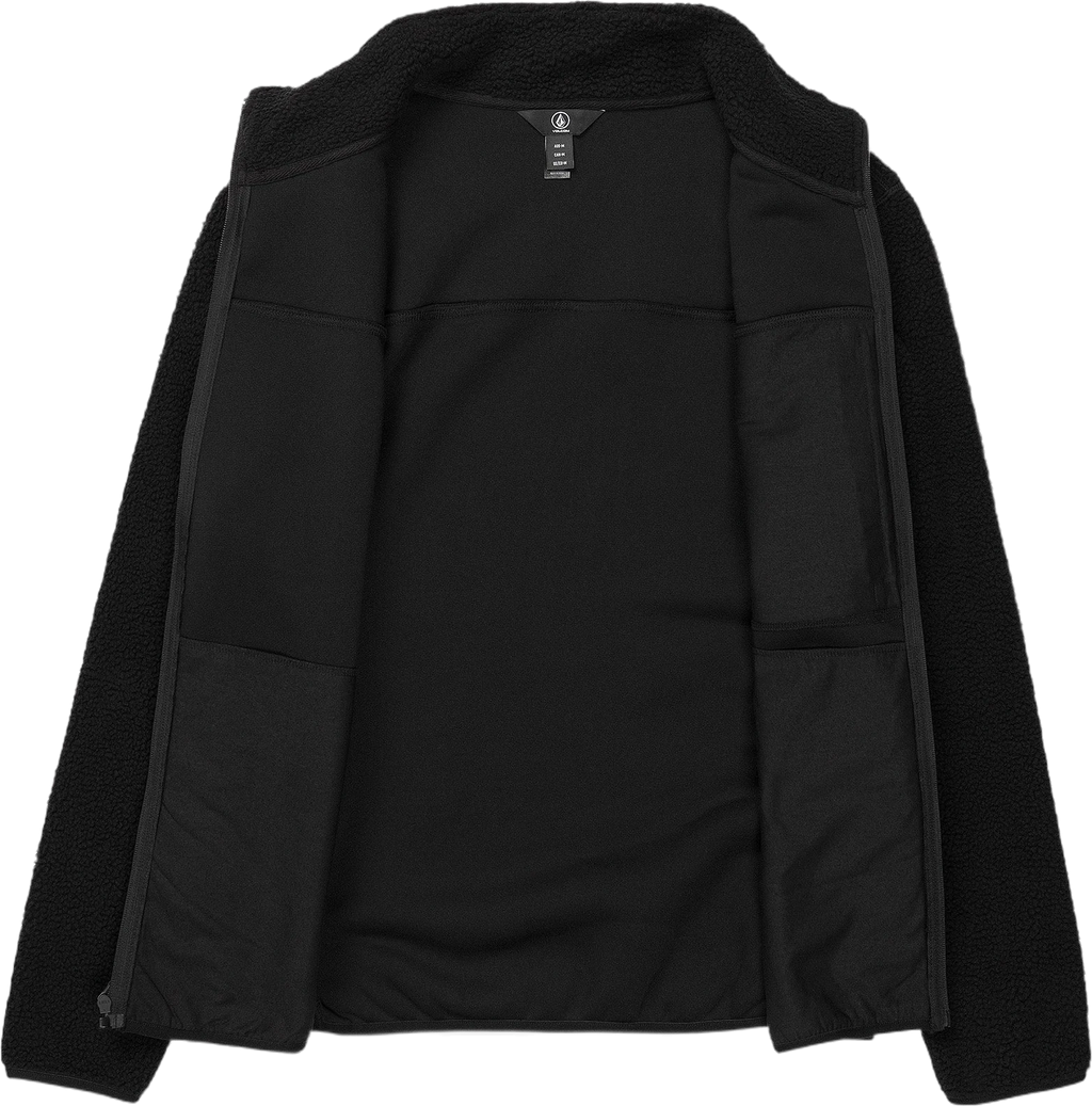 Volcom MEN'S NELSON SHERPA FULL ZIP sudadera hombre | Black