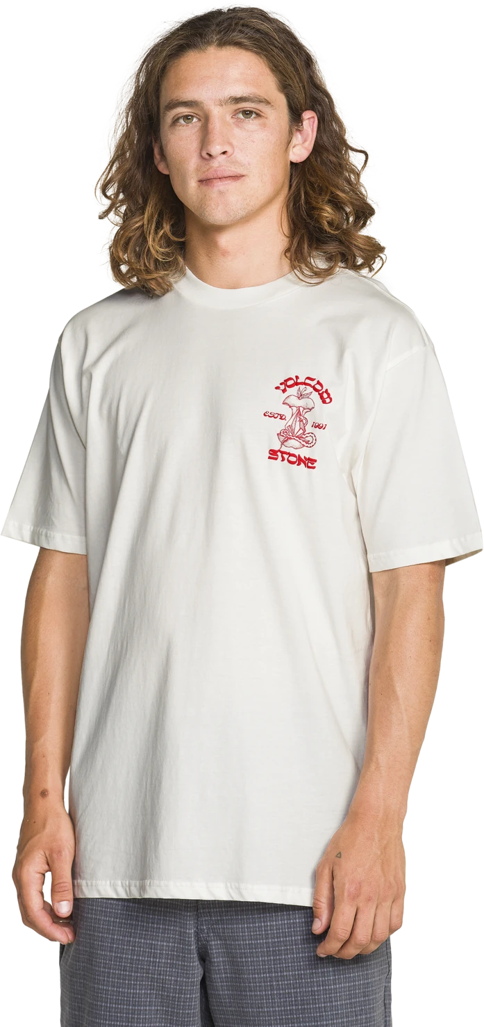 Volcom TEMPTATIONS SST camiseta manga corta hombre | Off White