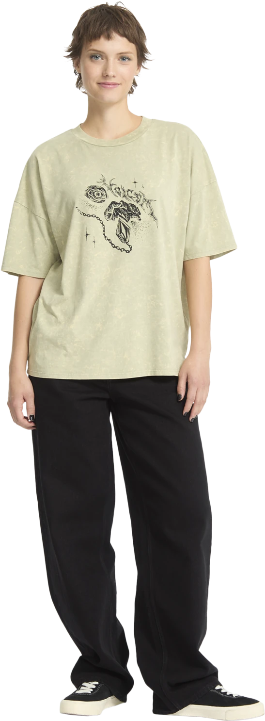 Volcom Voltrip camiseta manga corta mujer detail 3 | Green Tea