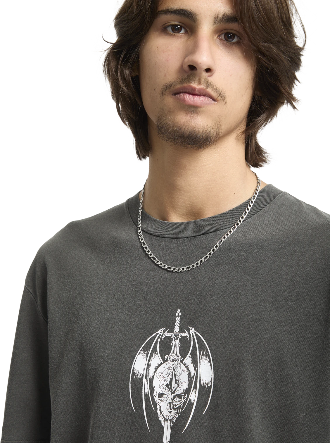Volcom Sworder camiseta manga corta hombre detail 2 | Black