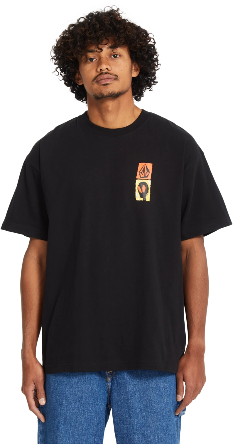 Volcom Gonyvaders Lse camiseta manga corta hombre | BLACK