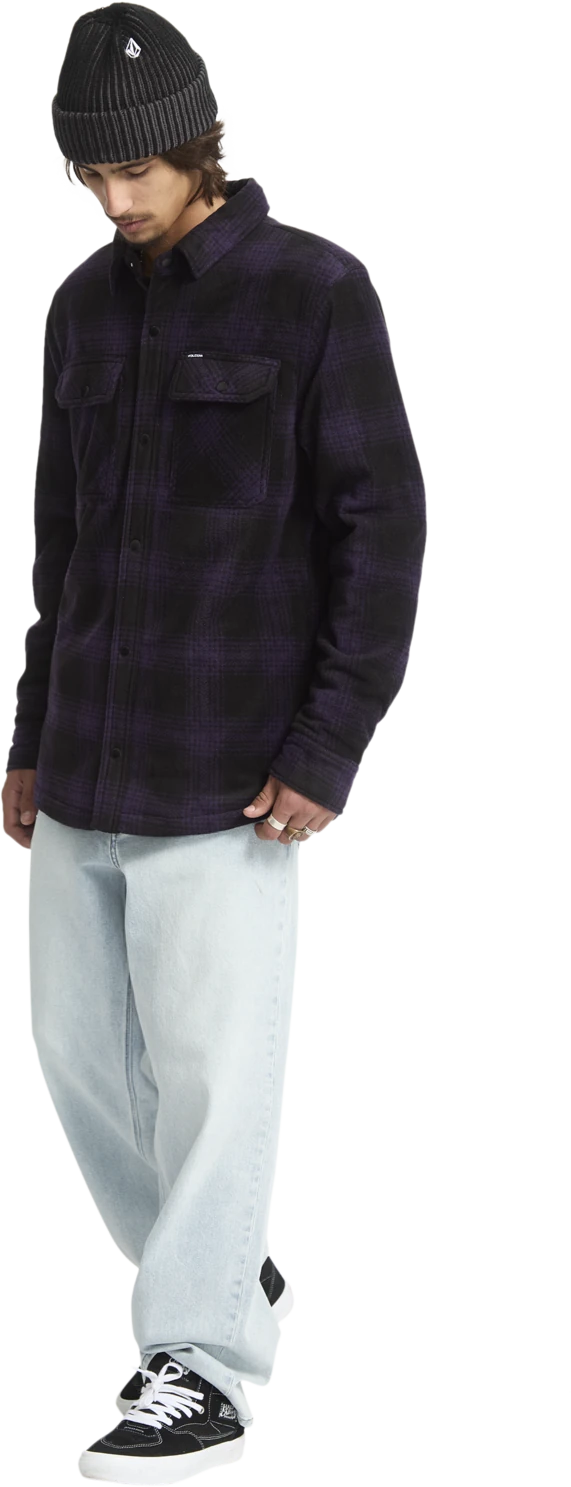 Volcom Bowered sudadera hombre detail 3 | Dark Purple