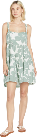 Volcom Coco Ho Tiered Dress dress mujer | Sea Glass