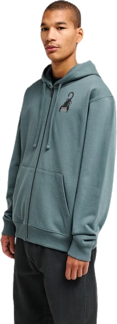 Rvca Scorpo Sudadera con capucha y cremallera sudadera hombre detail 4 | Azul