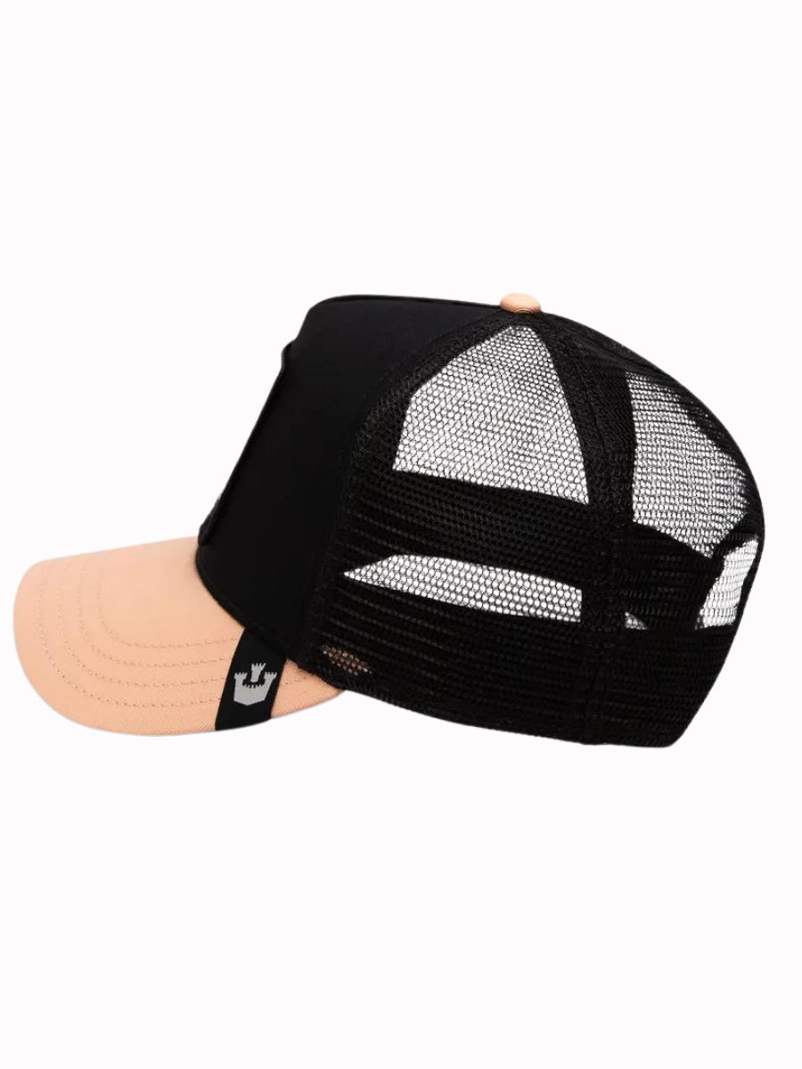 Goorin Bros The Pantera Trucker Cap - Black/Beige