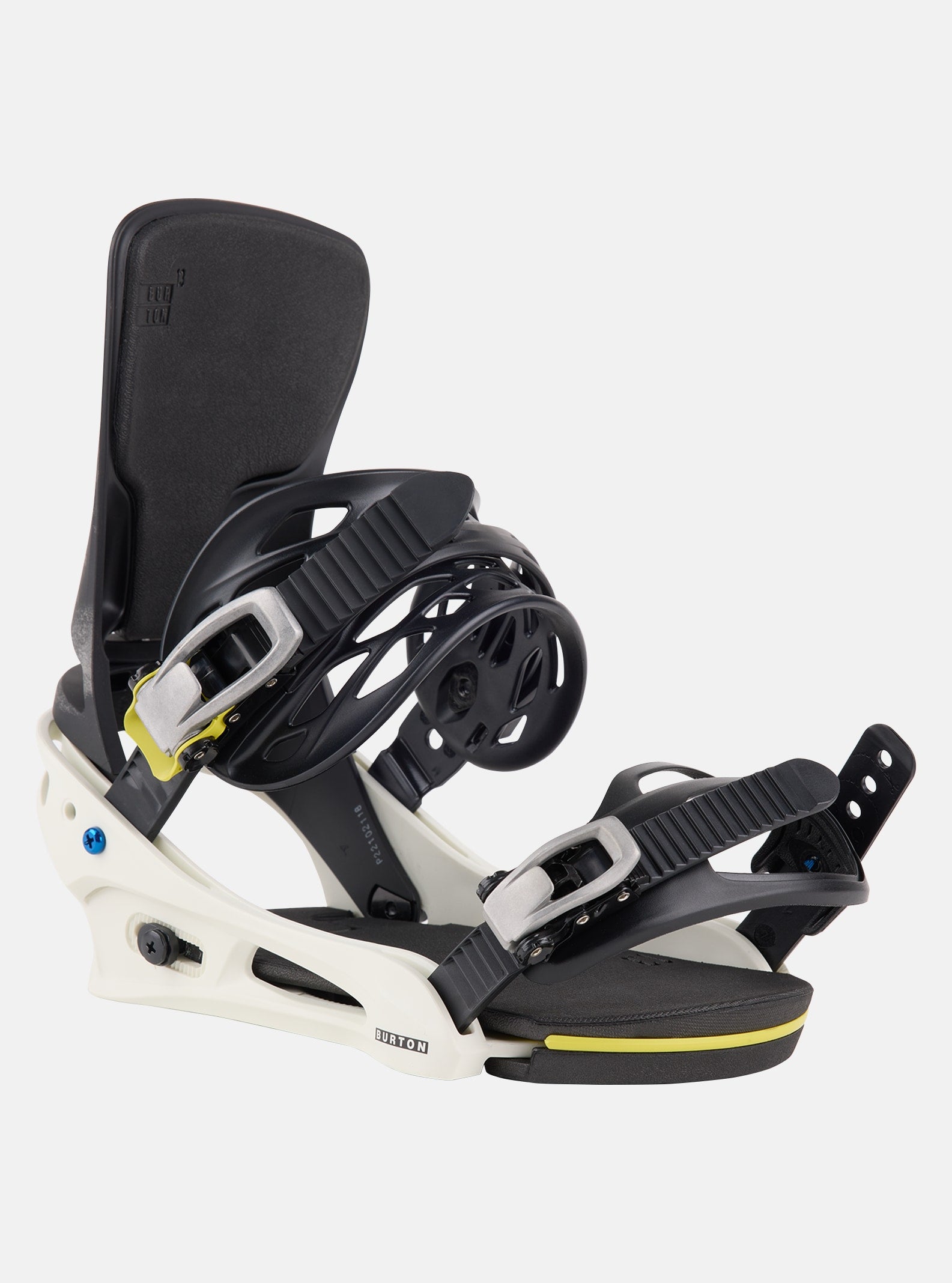 Burton Cartel Re:flex Snowboardbindungen – Weiß/Grafik