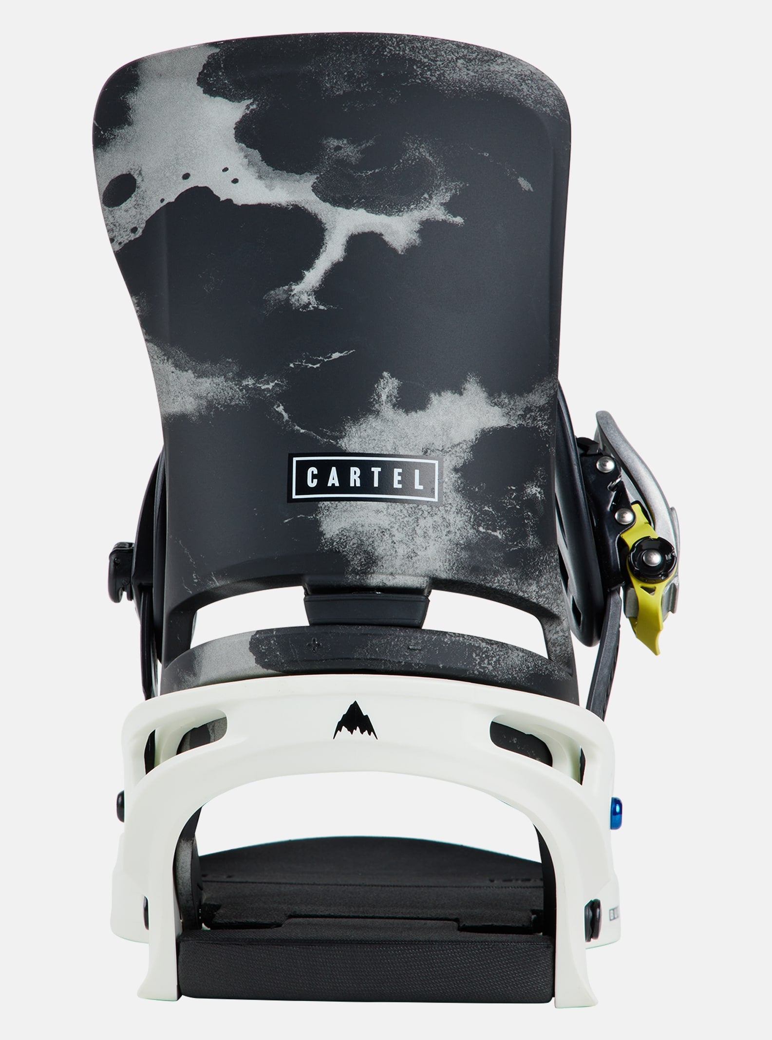 Burton Cartel Re:flex Snowboardbindungen – Weiß/Grafik