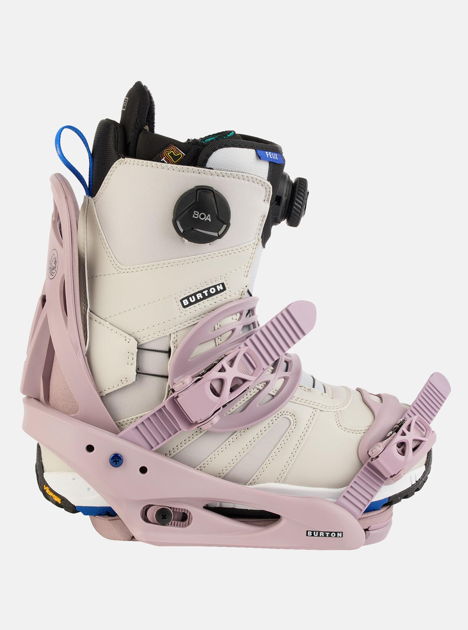Burton Citizen Re:Flex Snowboardbindungen für Damen – Holunderbeere