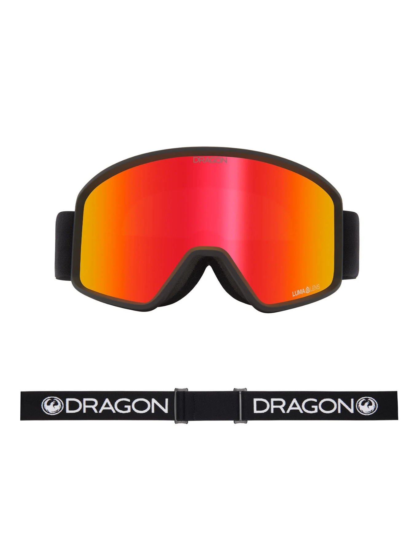 Gafas de ventisca Dragon DXT OTG - Black Lumalens Red Ionized Lens