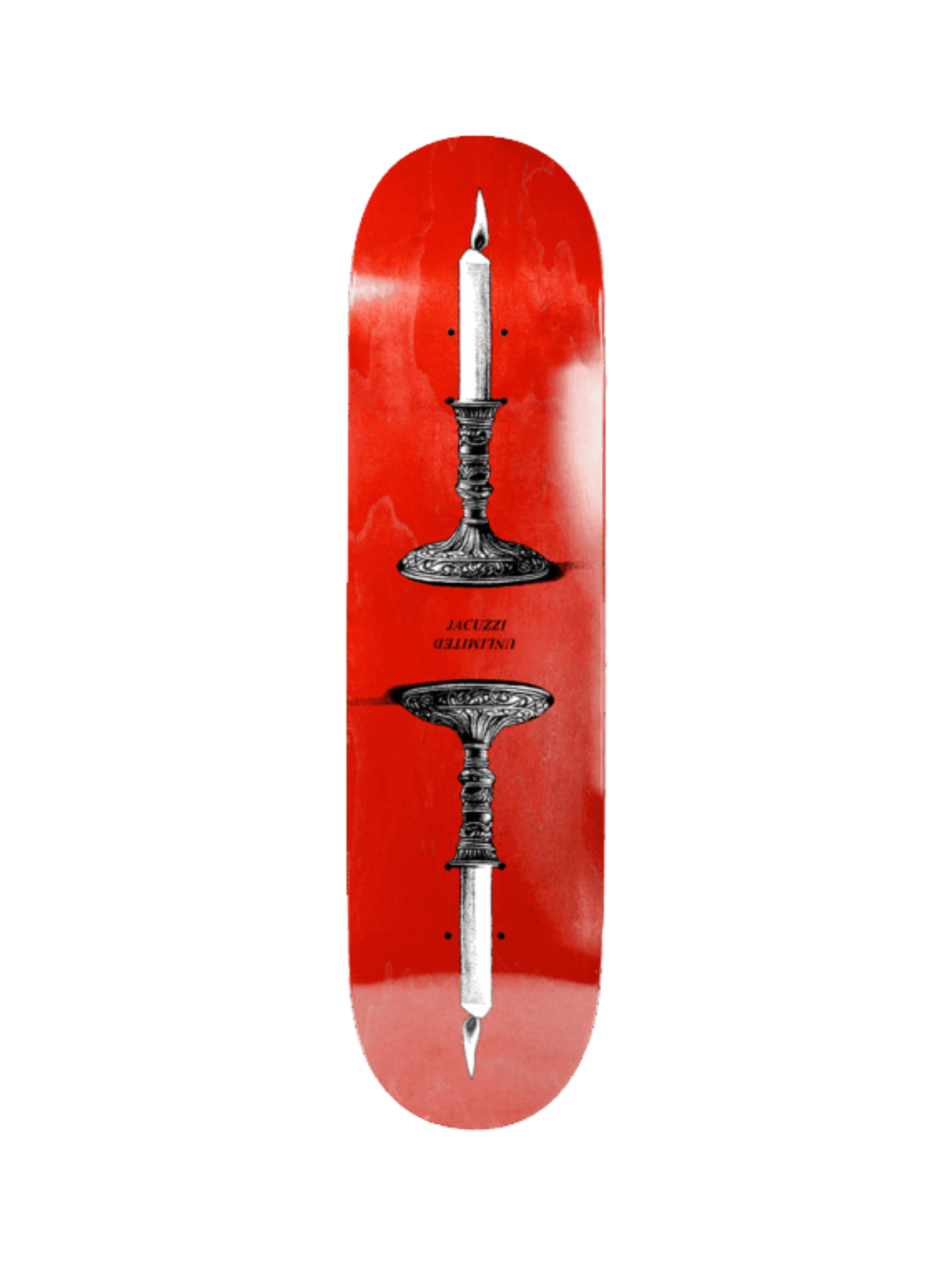 Skateboard-Deck Burnt Ends Ex7 - Red | 8.25"