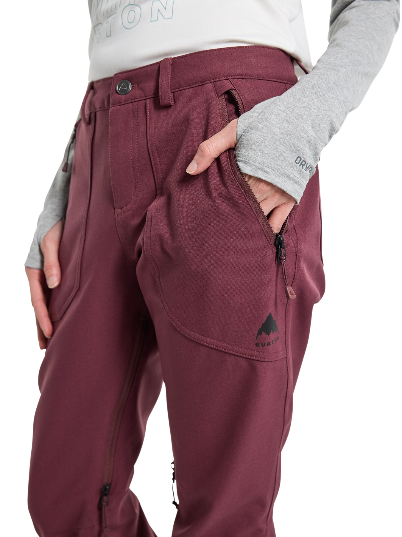 Pantaloni da snowboard da donna Burton Vida - Almandino