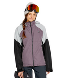 Giacca da snowboard da donna isolata Volcom Agate - Dusty Lavender