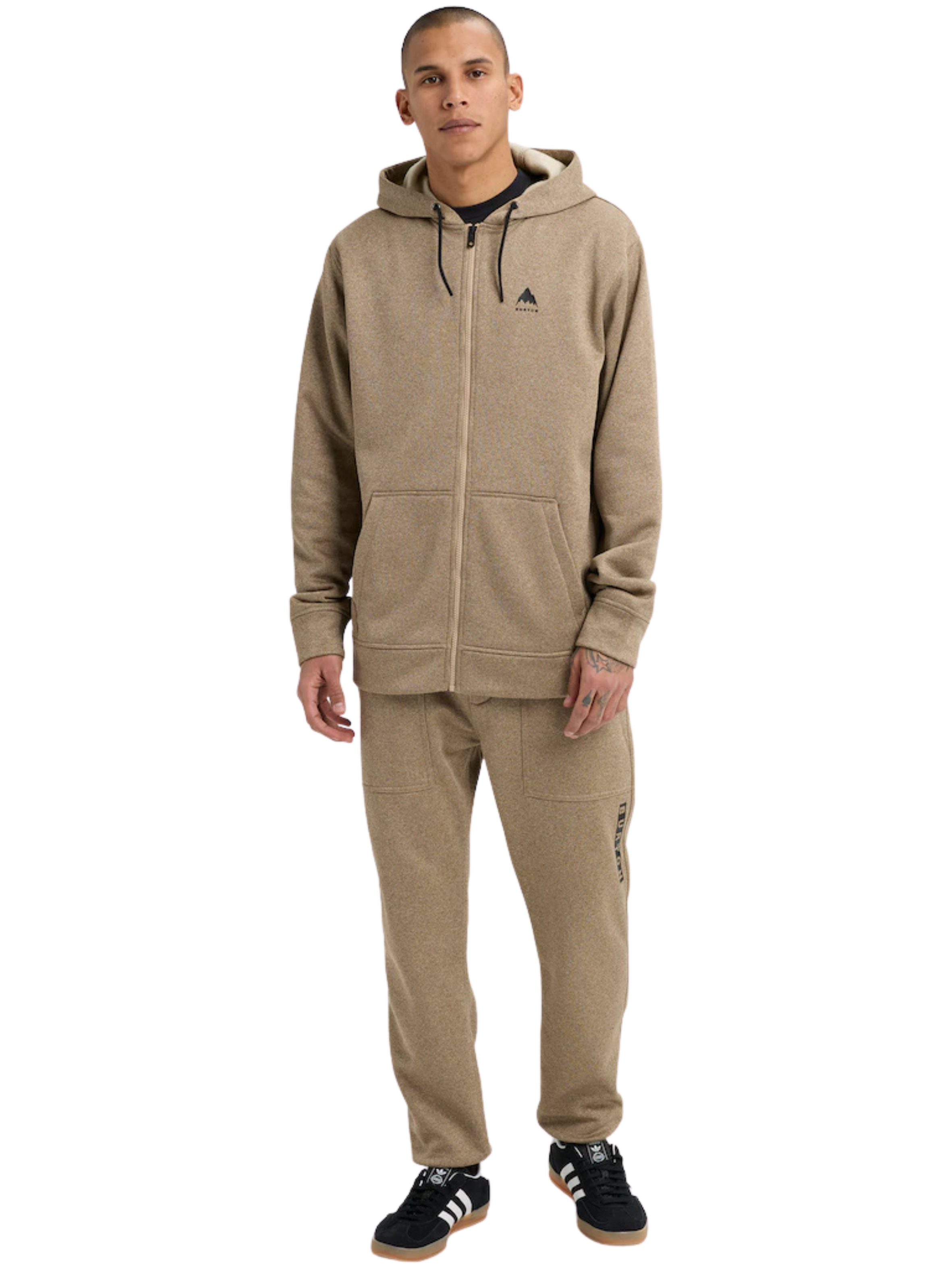 Men’s Burton Oak Full-Zip Hoodie | Summit Taupe Heather