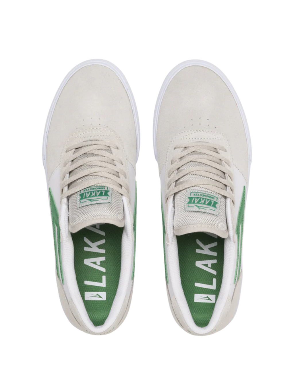Zapatilla Lakai Manchester White/Grass Suede