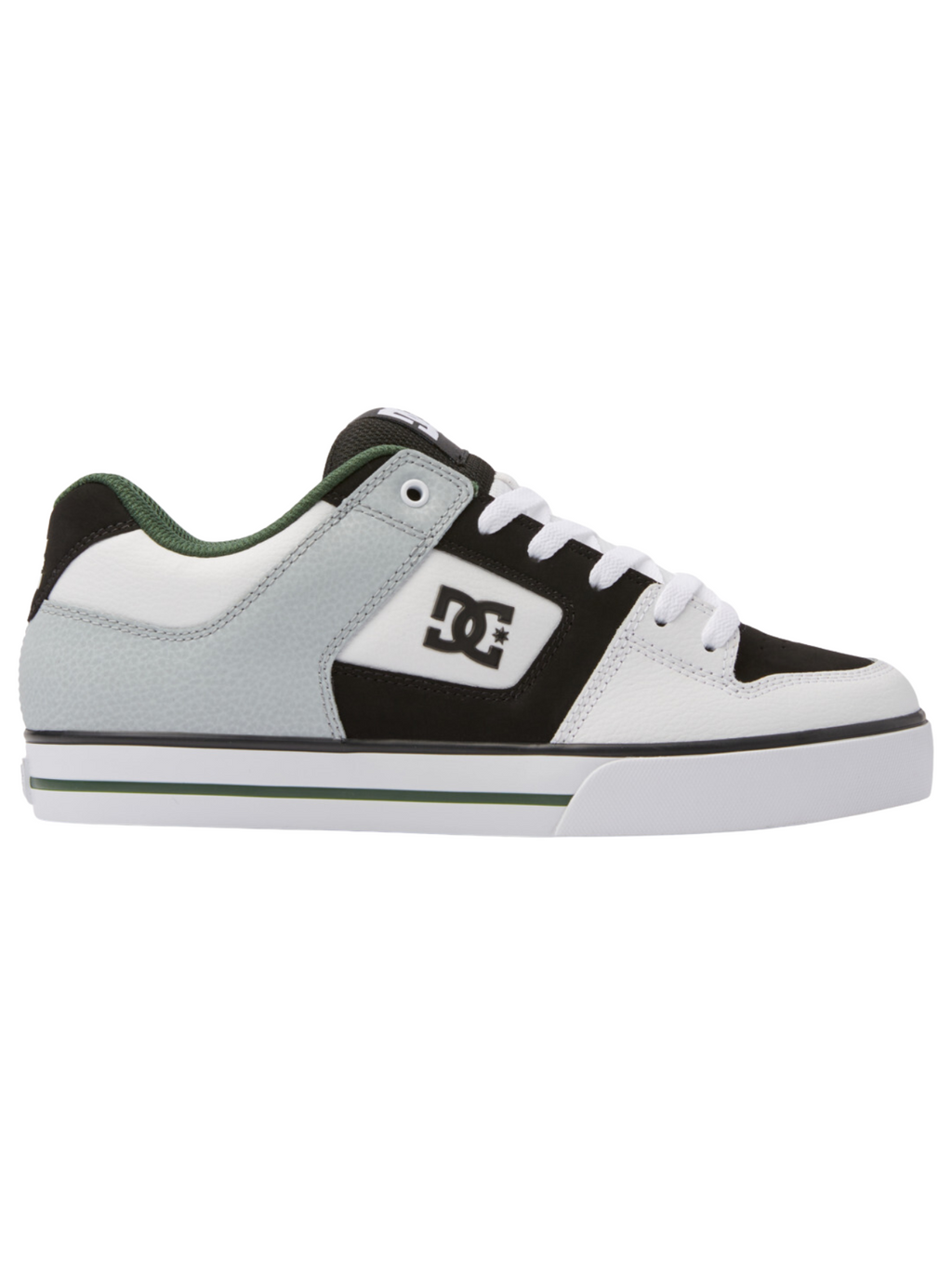 DC Shoes Pure Sneakers - White/Black/Green
