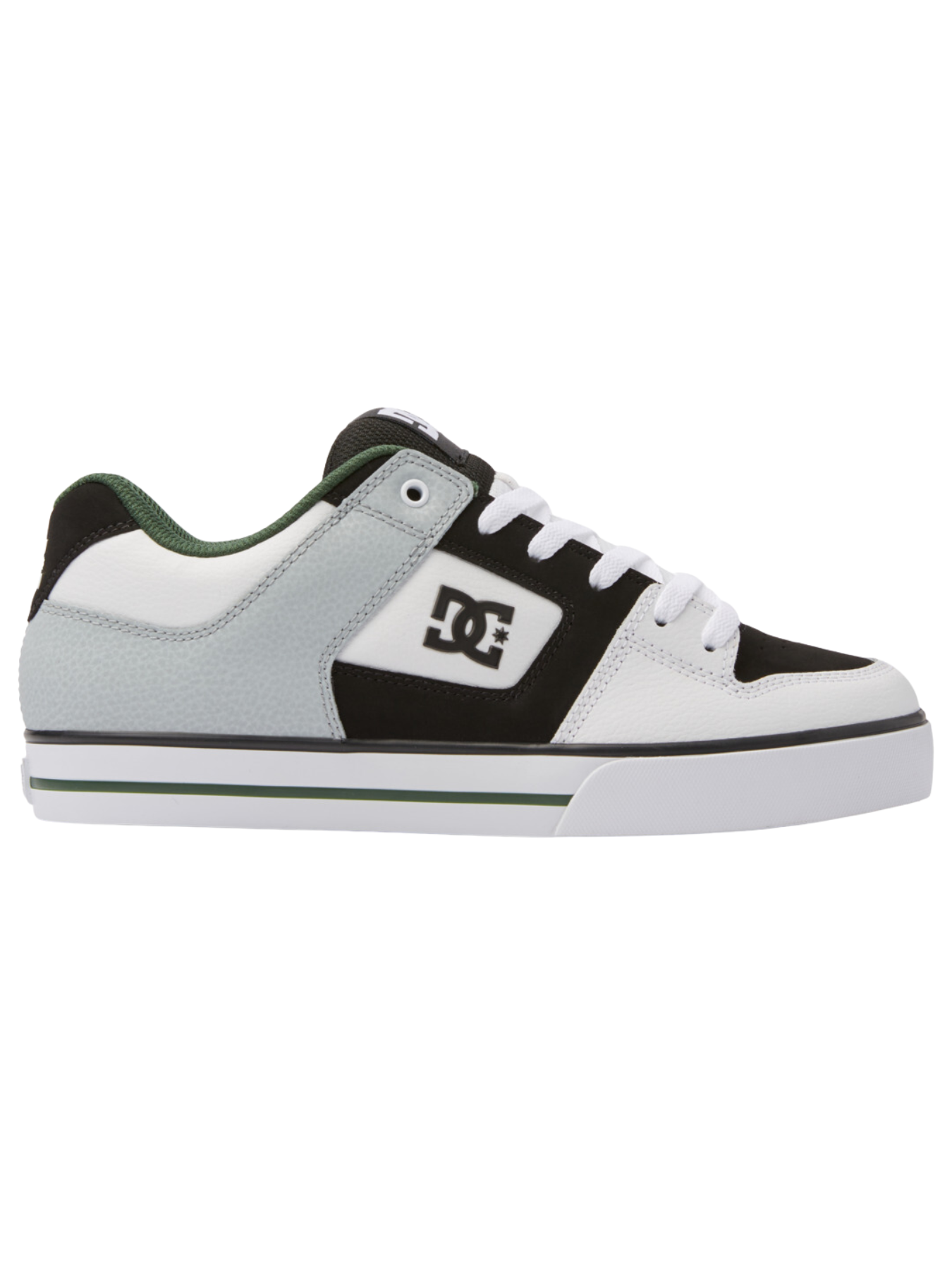 DC Shoes Tênis Pure - Branco/Preto/Verde