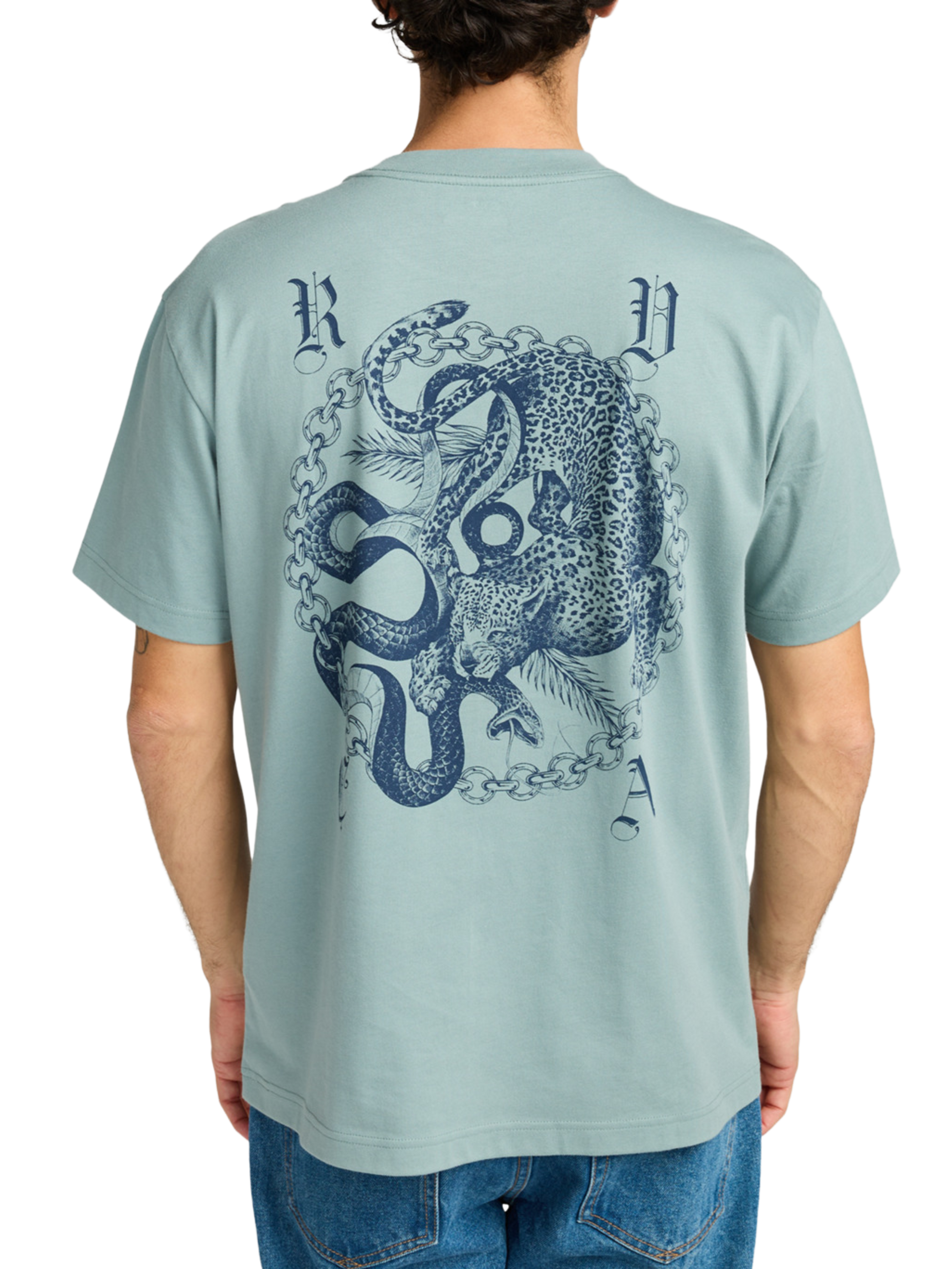 RVCA Skateboards Benj Battle T-Shirt Lead