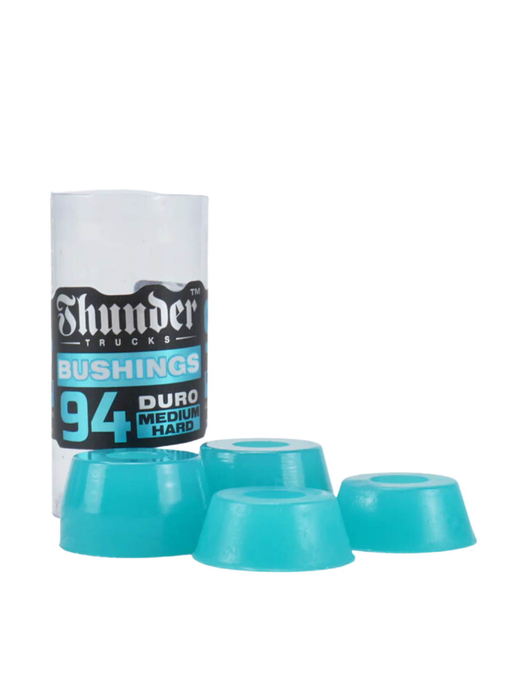 Caoutchoucs d'essieu Thunder Premium 94A Bushings (Bleu ciel)