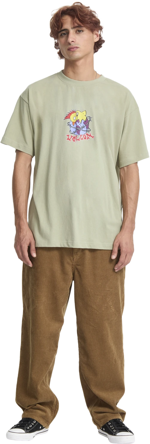 Volcom New Born camiseta manga corta hombre detail 7 | Green Tea