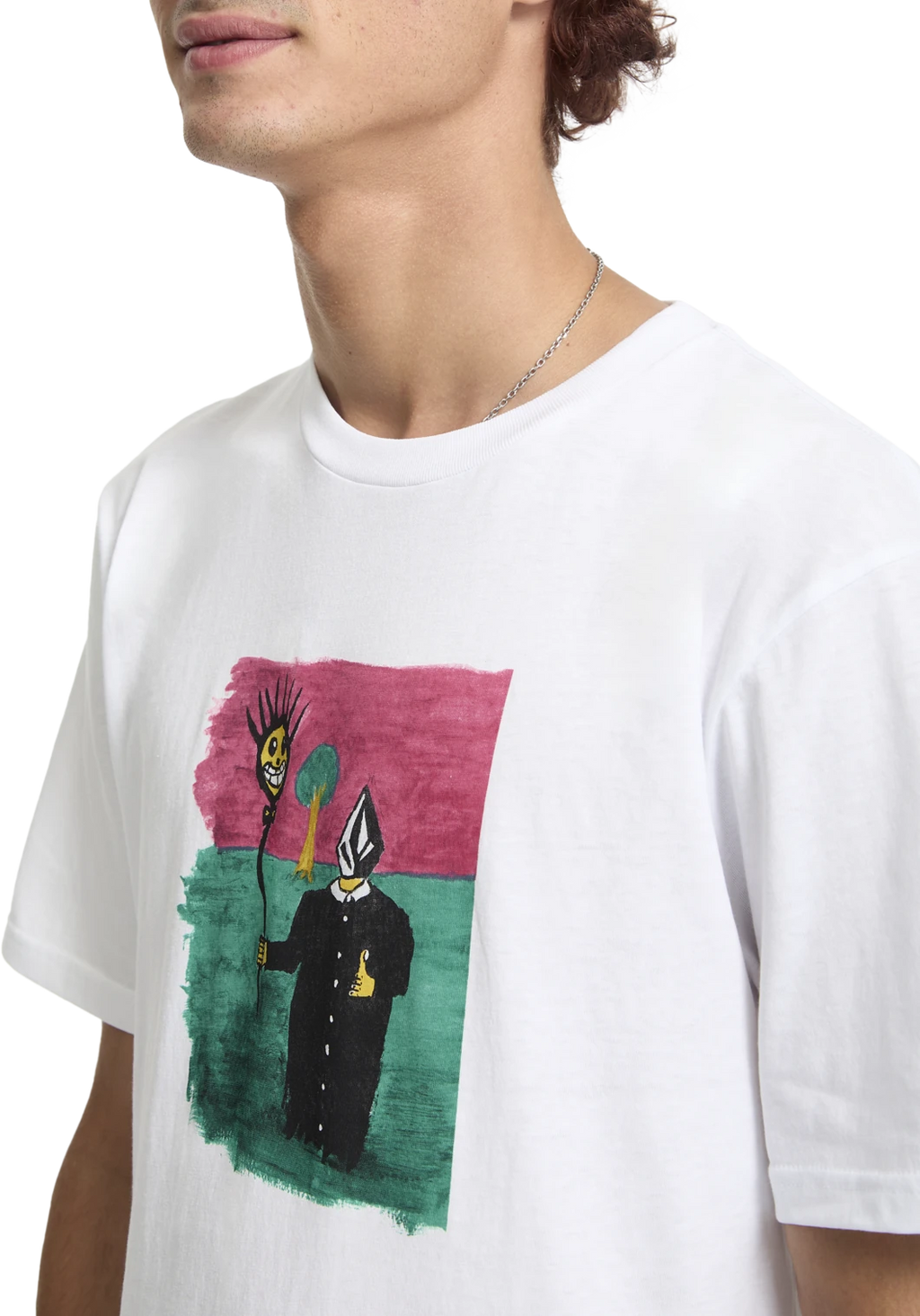 Volcom Issam camiseta manga corta hombre detail 2 | White