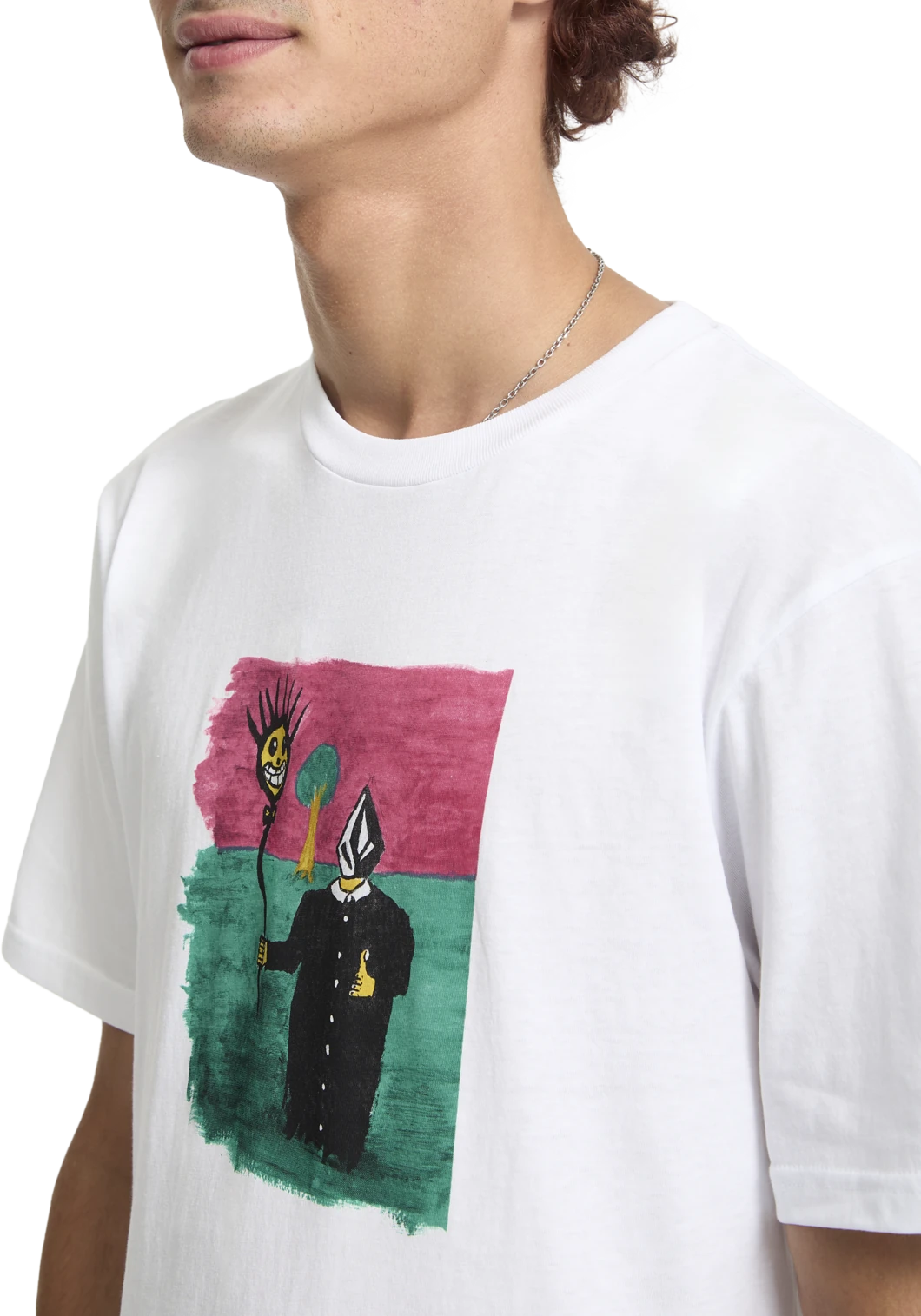 Volcom Issam camiseta manga corta hombre detail 2 | White