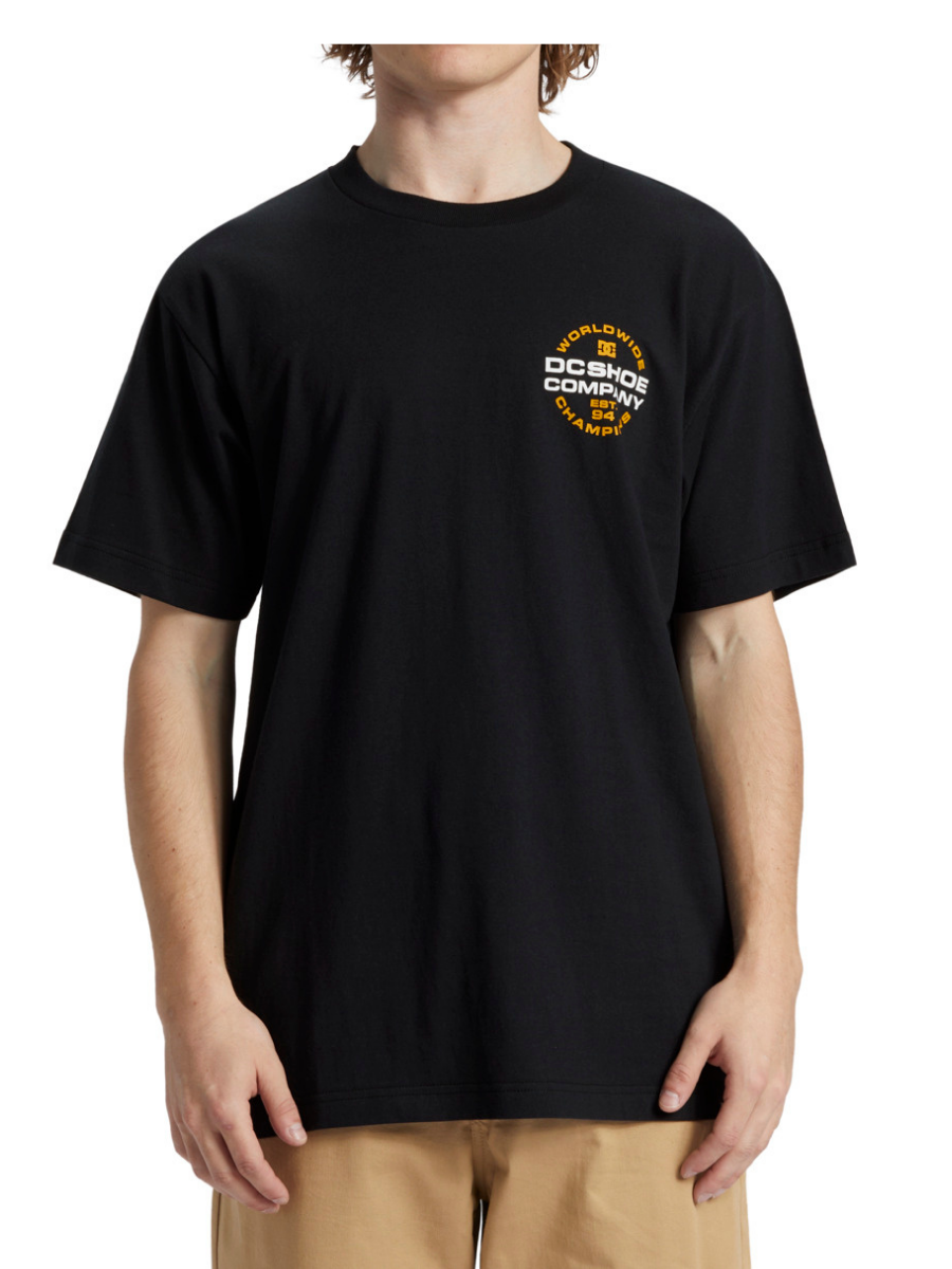 DCShoes Eurostep short sleeve t-shirt - Black | surfdevils.com