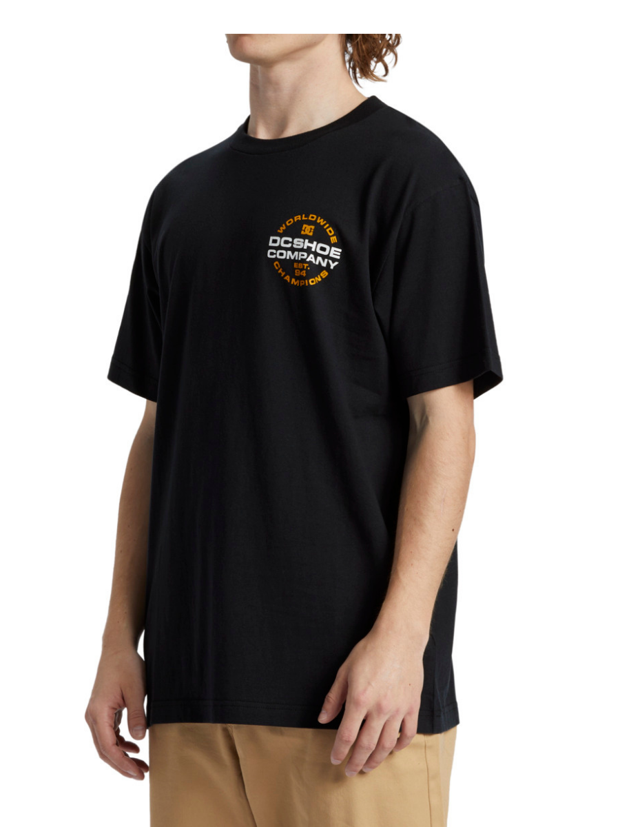 DCShoes Eurostep Kurzarm-T-Shirt – Schwarz | Meistverkaufte Produkte | Neue Produkte | Neueste Produkte | surfdevils.com