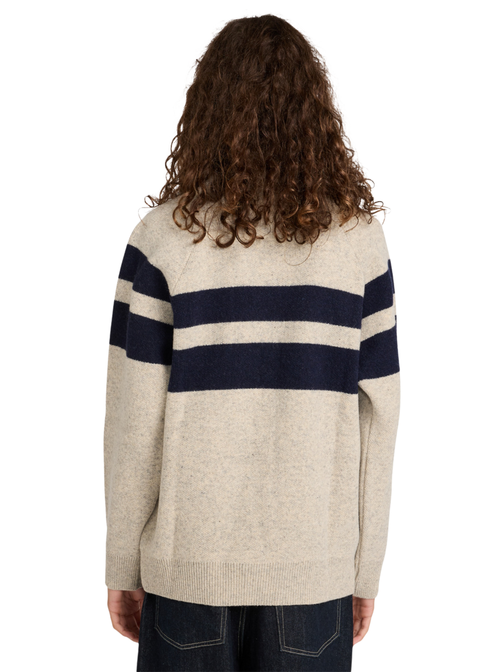Element 2000S Rib CR Pullover mit Rundhals | Oat Milk