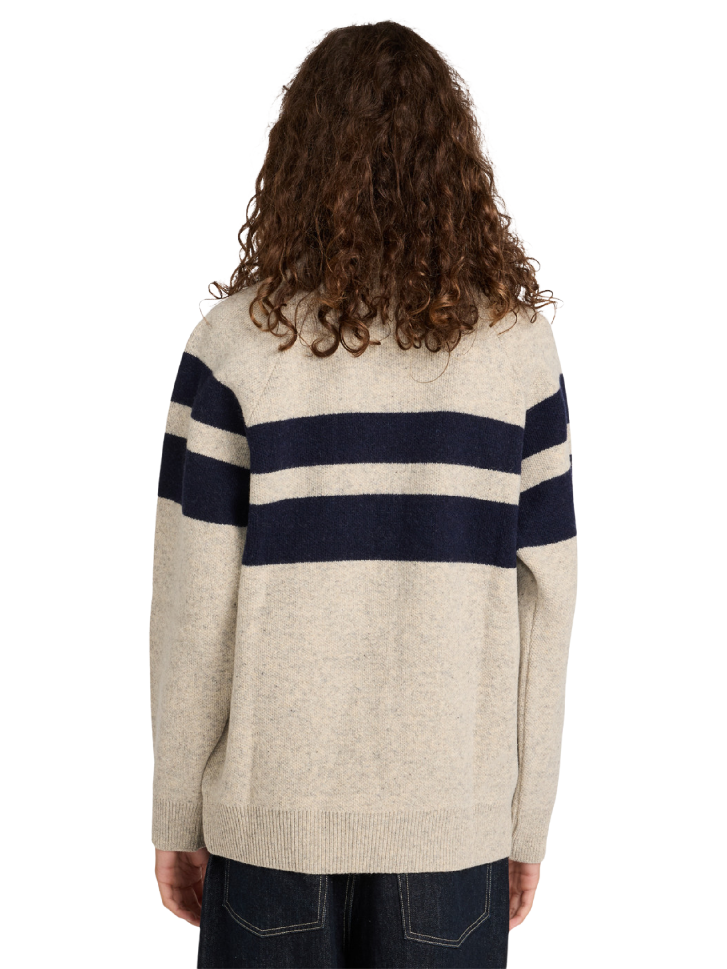 Element 2000S Rib CR Pullover mit Rundhals | Oat Milk