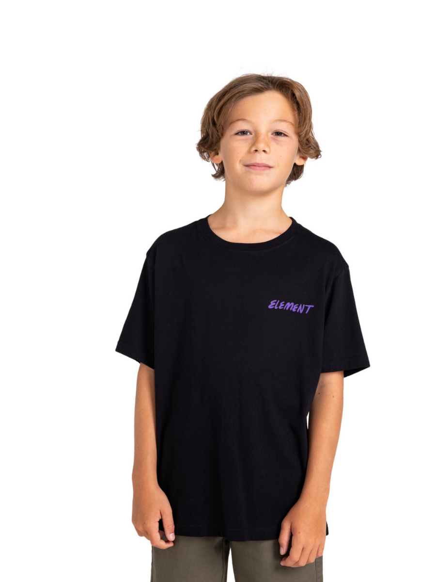 Camiseta niño Element Skateboards Jurassic - Flint Black