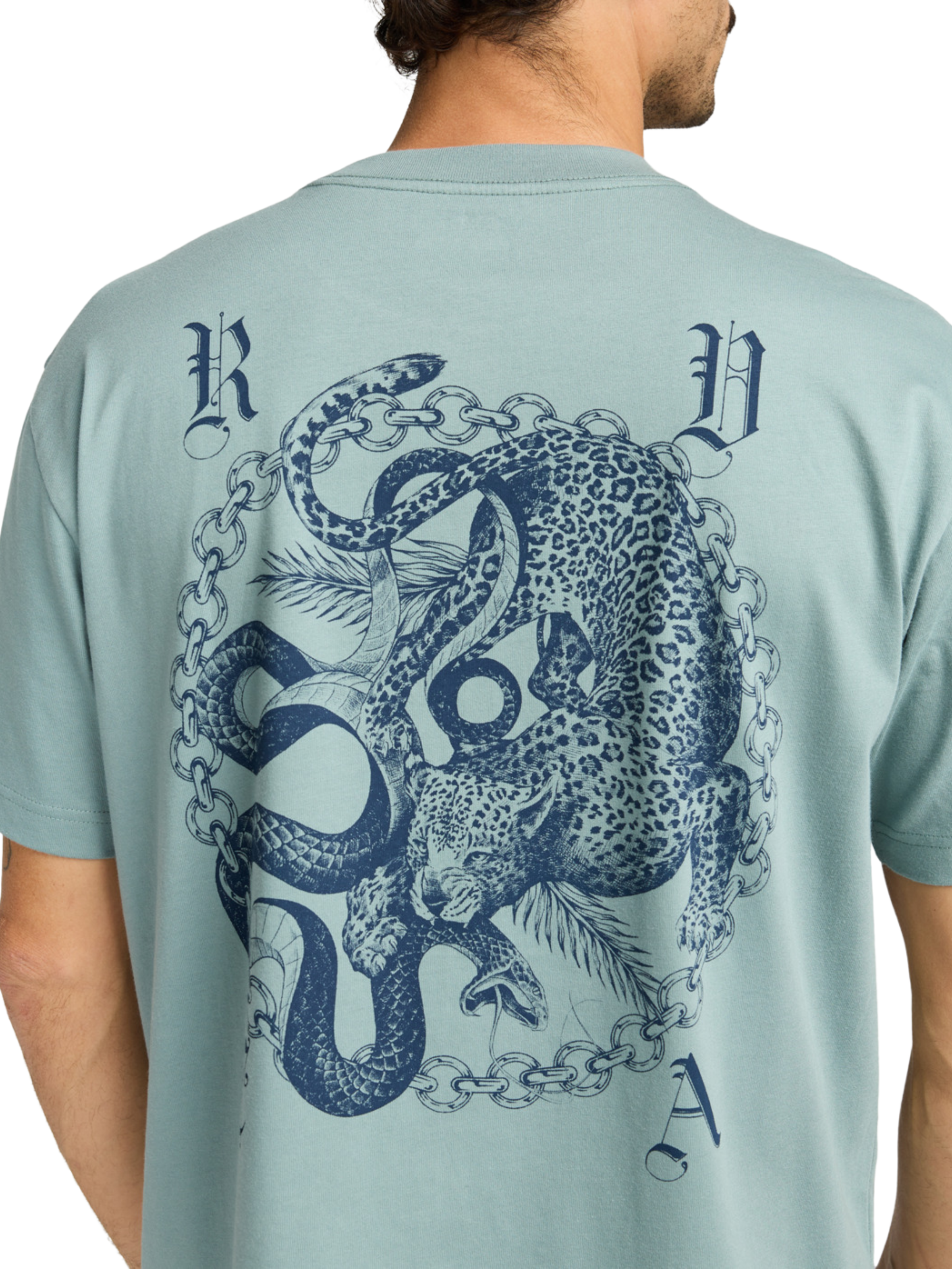 RVCA Skateboards Benj Battle T-Shirt Lead