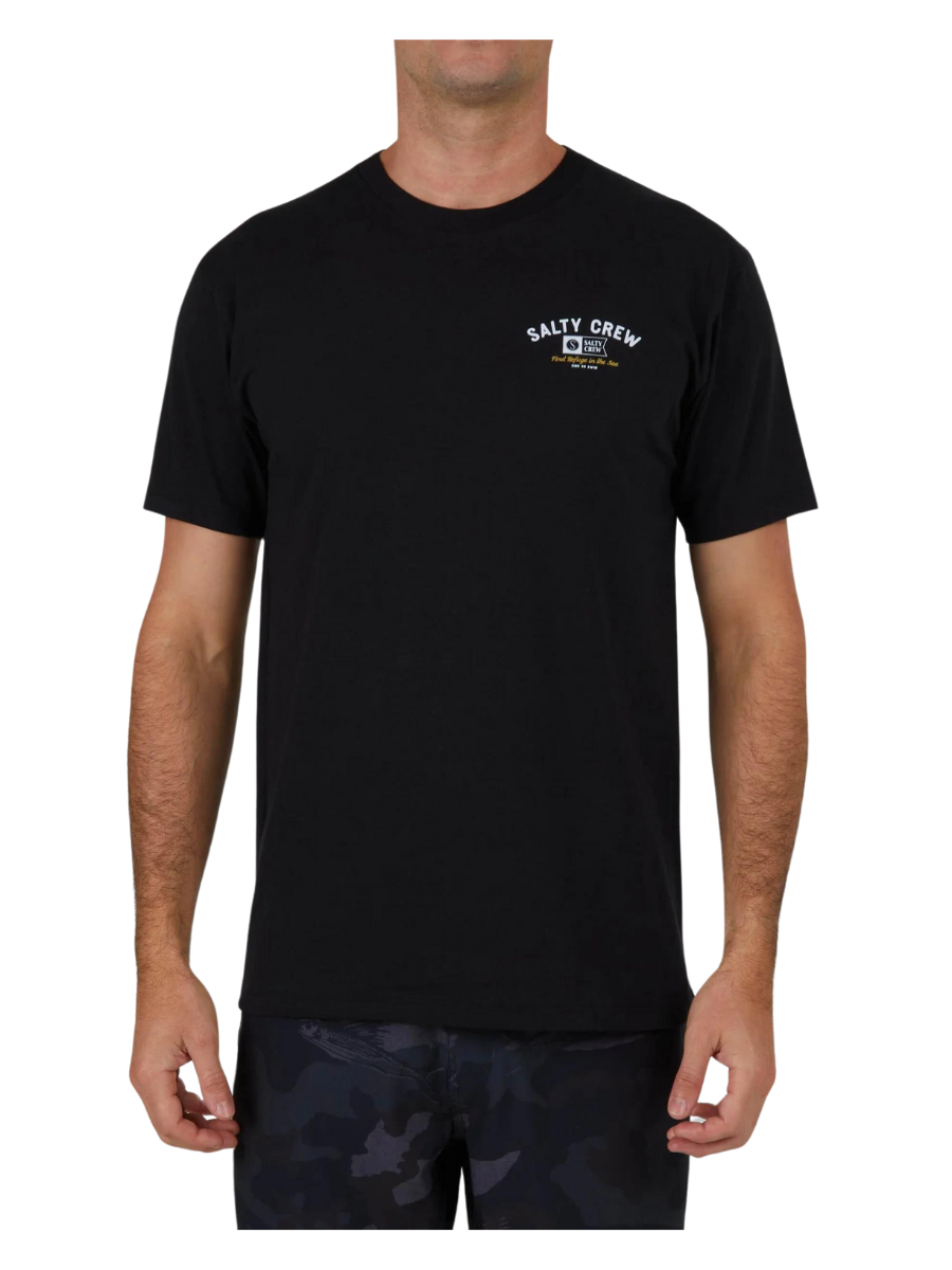 Camiseta Premium Salty Crew Surf Club - Preto | Novos produtos | Produtos mais recentes | Produtos mais vendidos | Produtos mais vendidos | surfdevils.com