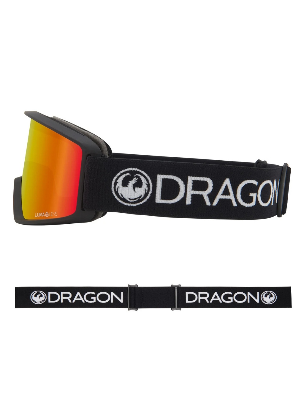 Gafas de ventisca Dragon DXT OTG - Black Lumalens Red Ionized Lens
