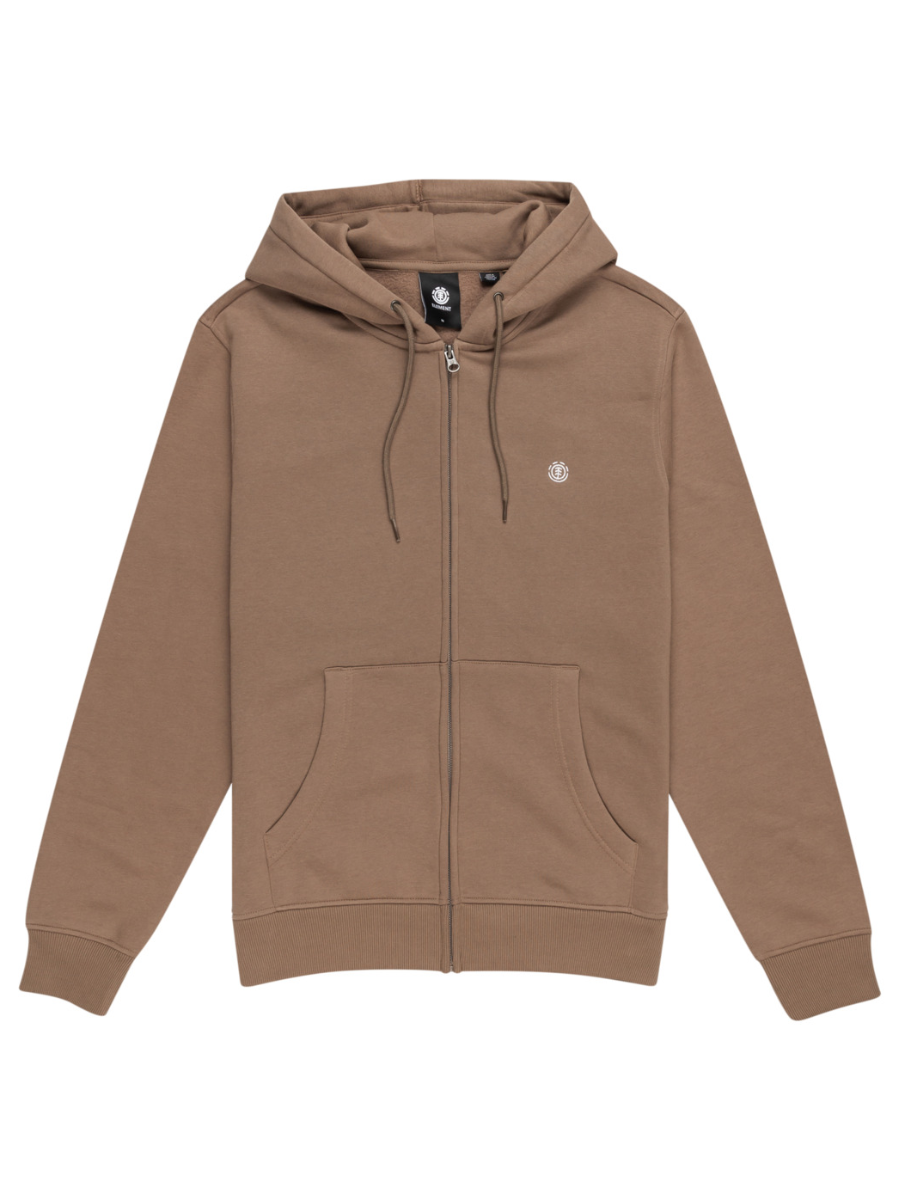 Felpa con cappuccio Element Cornell Classic Zip - Noce