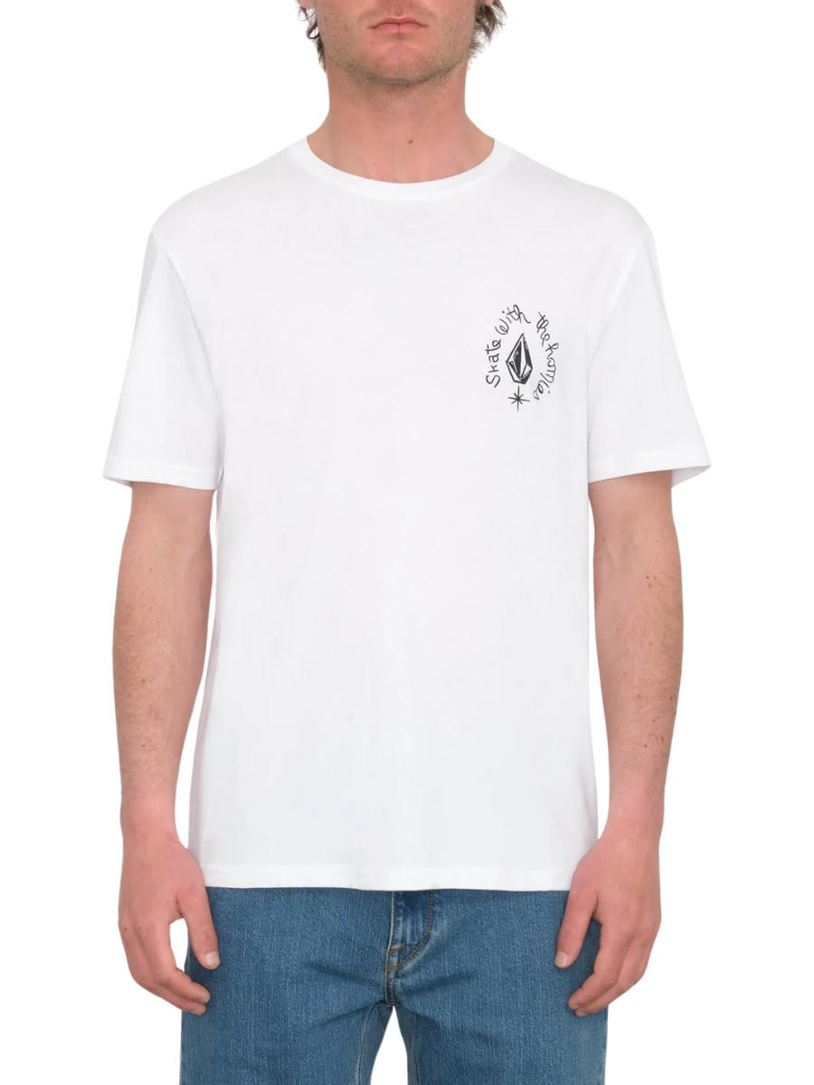 Volcom Maditi T-shirt - White | Collection_Zalando | Men's short sleeve t-shirts | Men's T-shirts | Volcom Shop | surfdevils.com