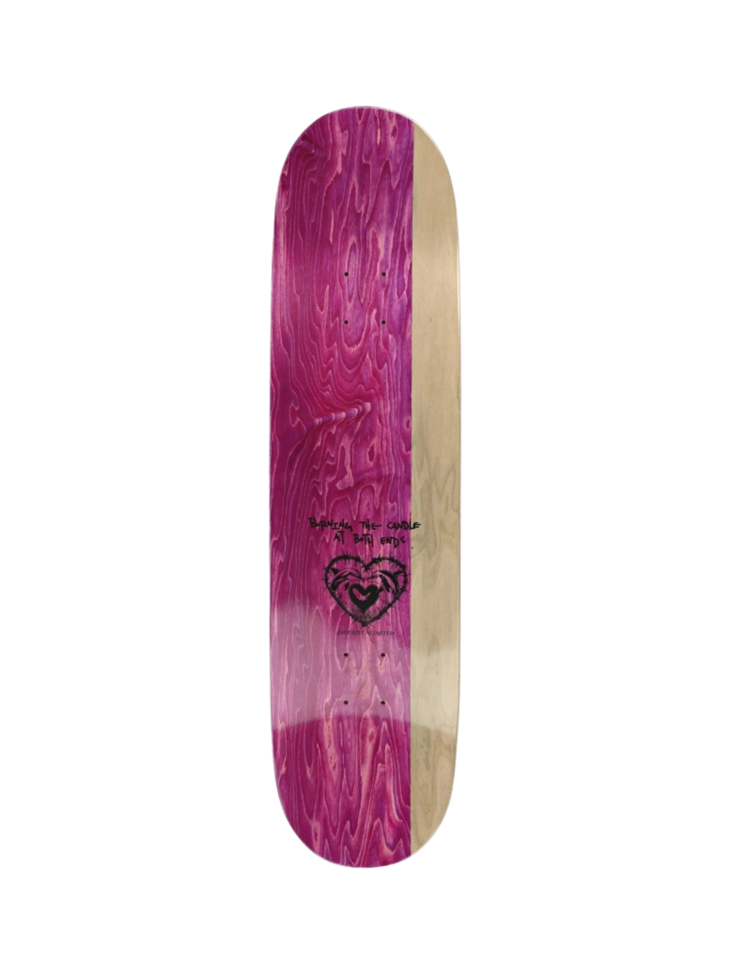 Skateboard-Deck Burnt Ends Ex7 - Red | 8.25"