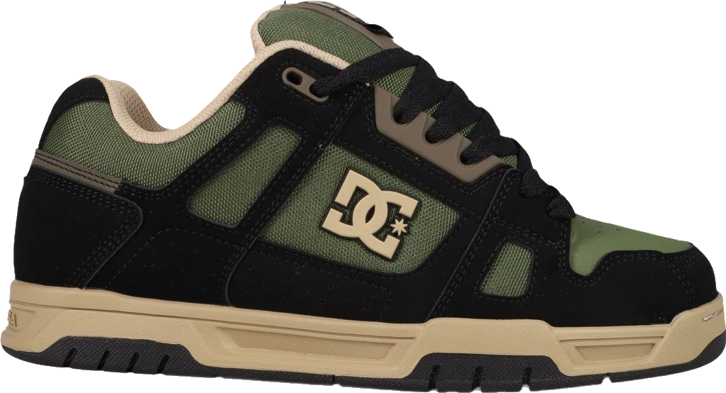 DC Shoes Stag calzado | Black/Tan/Olive