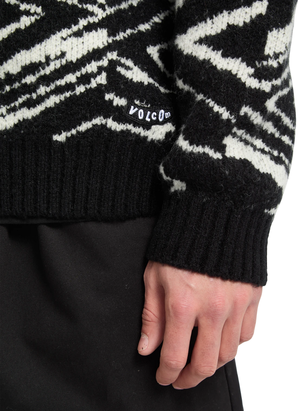 Volcom ZAGNER SWEATER jersey hombre detail 3 | Black