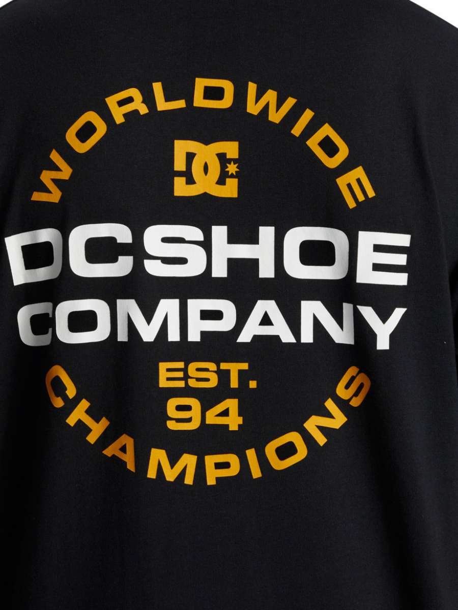 DCShoes Camiseta manga curta Eurostep - Preto | surfdevils.com